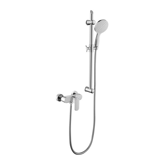Ducha minimalista y sin preocupación